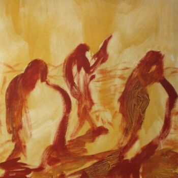 Pittura intitolato "Betise humaine" da Edith Donc, Opera d'arte originale, Altro