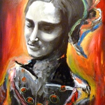 Pintura intitulada "Surprise" por Edith Donc, Obras de arte originais, Óleo