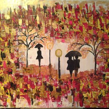 Pintura titulada "Autumn" por Edith Maurer, Obra de arte original, Acrílico