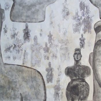 Pintura titulada "Diosa gorda" por Edith Fiamingo, Obra de arte original