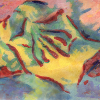 Pintura titulada "Trazando lazos 26" por Edith Fiamingo, Obra de arte original