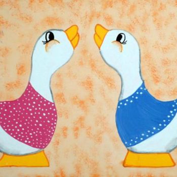 Pittura intitolato "Patos" da Edith Fiamingo, Opera d'arte originale