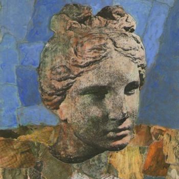 Pintura intitulada "Símbolos de Grecia…" por Edith Fiamingo, Obras de arte originais