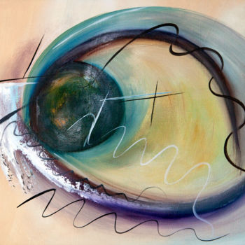 Pintura titulada "Olhar" por Ed Oliveira, Obra de arte original, Oleo
