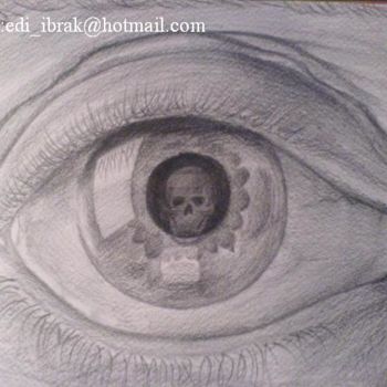 Painting titled "EYE" by Eddy, Original Artwork