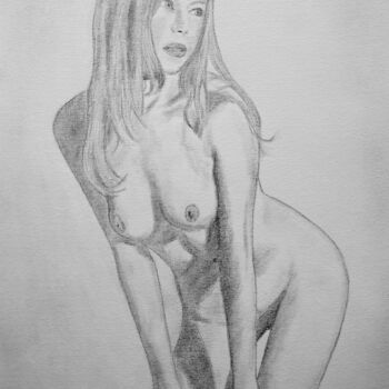 Jeune femme blonde nue