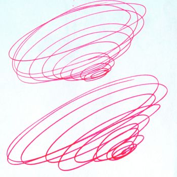Desenho intitulada "SPIRITUS" por Edmond Woivre, Obras de arte originais, Canetac de aerossol