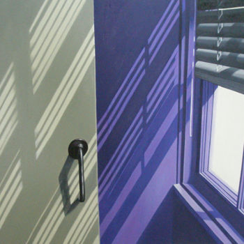 Pintura titulada "serie-janelas  inte…" por Edna Schonblum, Obra de arte original, Oleo