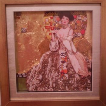 Pintura intitulada "Klint by Edna Bomfim" por Edna Bomfim, Obras de arte originais