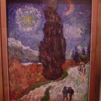 Painting titled "Provence de Van Gogh" by Edna Bomfim, Original Artwork