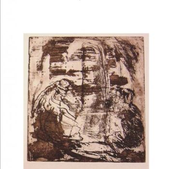 Pittura intitolato "Homenaje a Juan Gel…" da Edna Cantoral Acosta, Opera d'arte originale