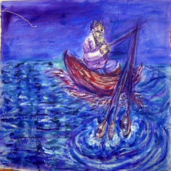 Картина под названием "Del mar" - Edna Cantoral Acosta, Подлинное произведение искусства