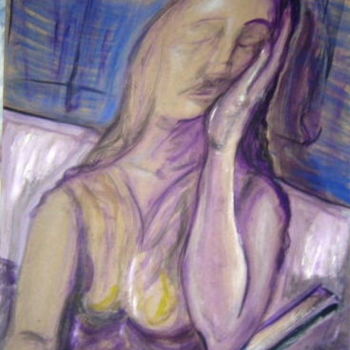 Painting titled "De regreso" by Edna Cantoral Acosta, Original Artwork
