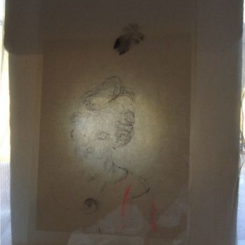 Dibujo titulada "12 sin cielo" por Edna Cantoral Acosta, Obra de arte original