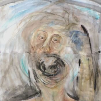 Картина под названием "Chapeau" - Edna Cantoral Acosta, Подлинное произведение искусства