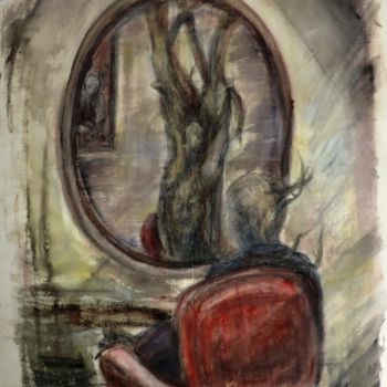 Pintura intitulada "Piel que emerge" por Edna Cantoral Acosta, Obras de arte originais