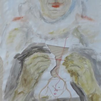 Pintura titulada "Tramoyista" por Edna Cantoral Acosta, Obra de arte original