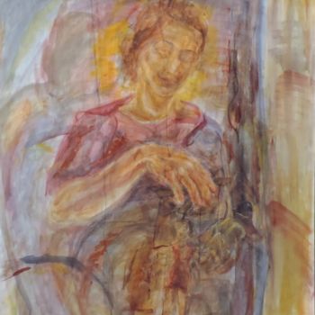 Pittura intitolato "Cadena" da Edna Cantoral Acosta, Opera d'arte originale