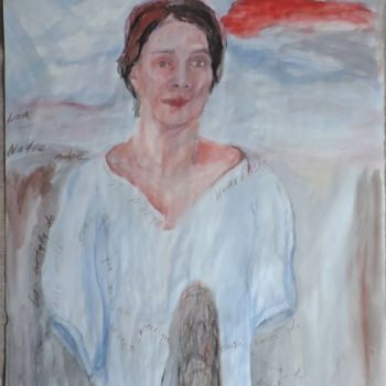 Pittura intitolato "Loa" da Edna Cantoral Acosta, Opera d'arte originale