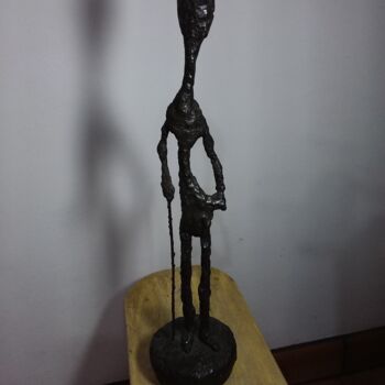 Escultura intitulada "Personaggi informale" por Edo Romildo Chiari, Obras de arte originais, Metais