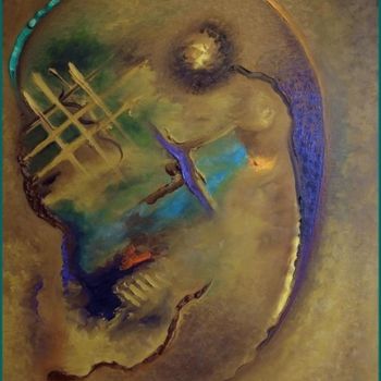 Γλυπτική με τίτλο "Abstract zonder tit…" από Edsel Selberie (E-Art Explosion.), Αυθεντικά έργα τέχνης