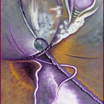 Ζωγραφική με τίτλο "Abstract zonder tit…" από Edsel Selberie (E-Art Explosion.), Αυθεντικά έργα τέχνης, Λάδι