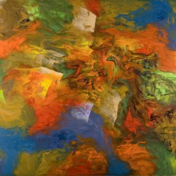 Painting titled "The Earth" by Eduard Grossman, Original Artwork