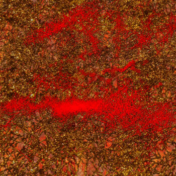 Цифровое искусство под названием "Проявление красного" - Эдуард Попков, Подлинное произведение искусства, Цифровая живопись