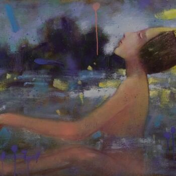 Malerei mit dem Titel "The princess's dream" von Eduard Zentsik, Original-Kunstwerk, Öl