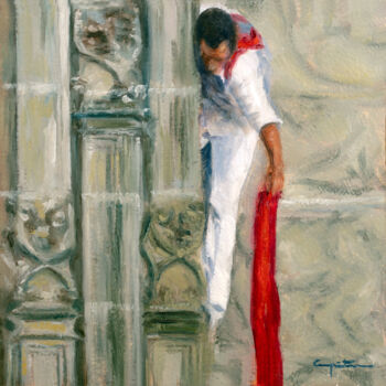 Painting titled "Sanjuanes 3" by Eduardo Carpintero García, Original Artwork, Oil