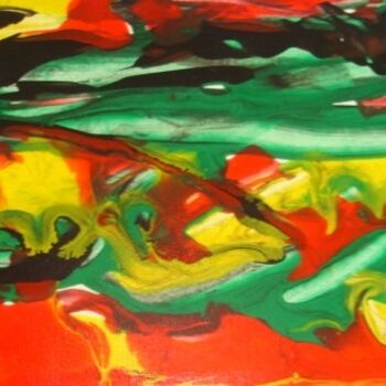 Pintura titulada "pesadilla en colore…" por Eduardo Meneses Claros, Obra de arte original