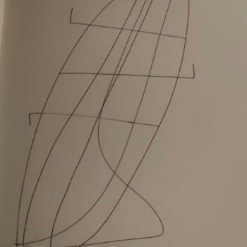 Рисунок под названием "Vidal Immaterial Fi…" - Eduardo Vidal, Подлинное произведение искусства, Шариковая ручка