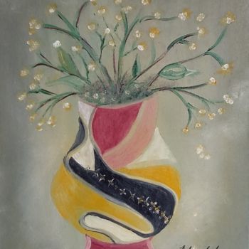 Pintura intitulada "Jarro de Mulher" por Eduardo Lima, Obras de arte originais, Óleo
