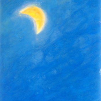 Pintura titulada "Ciclo Lunar - 2" por Eduardo Lima, Obra de arte original, Pastel