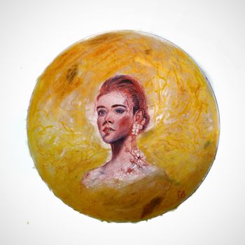 "🔴 Venere 🔵" başlıklı Resim Eduardo Scivoletto tarafından, Orijinal sanat, Tükenmez kalem