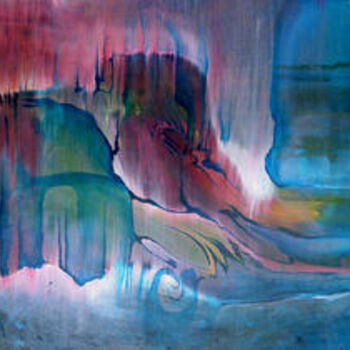 Pittura intitolato "ghostriver 2" da Eric Walton 9 / Edub9, Opera d'arte originale