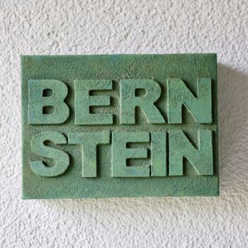 Scultura intitolato "BernStein" da Daniel Rohrbach, Opera d'arte originale, Legno