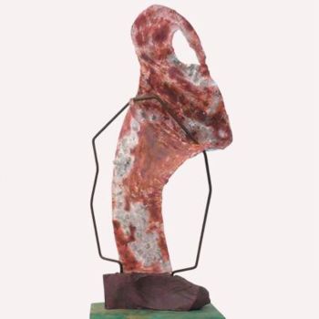 Sculpture titled "Unstructured tears" by Edu Luna, Original Artwork, Mixed Media