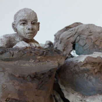 Escultura titulada "Abyss" por Edw Sculpture, Obra de arte original, Terracota