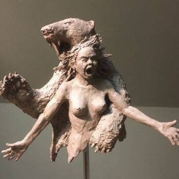 Скульптура под названием "Unison" - Edw Sculpture, Подлинное произведение искусства, Терракота
