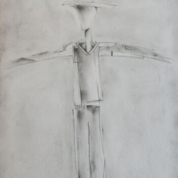 Drawing titled "scarecrow #2" by Edward Chernesky, Original Artwork