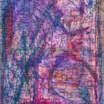 Σχέδιο με τίτλο "color puzzle" από Edward Chernesky, Αυθεντικά έργα τέχνης