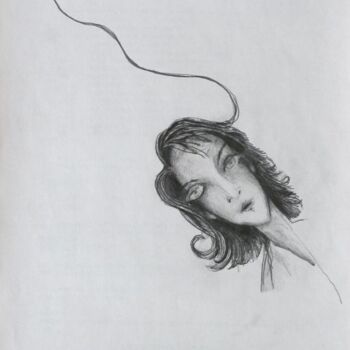 Drawing titled "Julie" by Edward Chernesky, Original Artwork