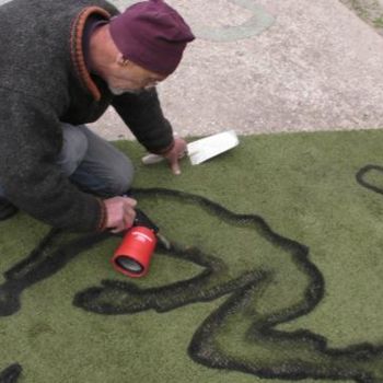 Instalação intitulada "Nuclear Grass - Edw…" por Annamalt & Edward Naujok, Obras de arte originais