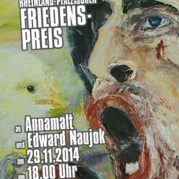 Peinture intitulée "Einladung zur Fried…" par Annamalt & Edward Naujok, Œuvre d'art originale
