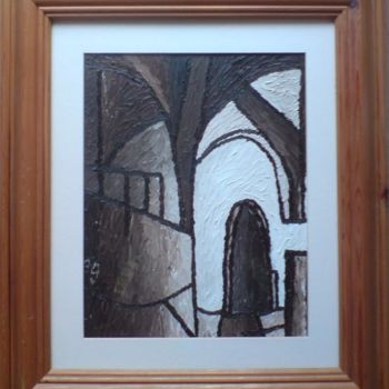 Peinture intitulée "Vaulted Composition" par Edward Godden, Œuvre d'art originale, Huile