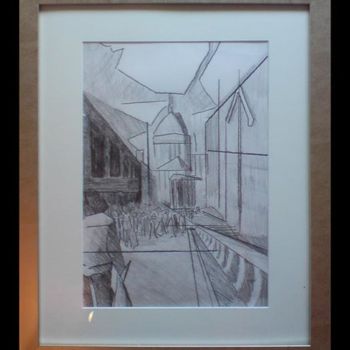 Painting titled "View to St. Paul's" by Edward Godden, Original Artwork