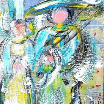 제목이 "STREET ART BIGOUDEN…"인 미술작품 Edwige (Edges) Lefevre로, 원작, 아크릴 나무 들것 프레임에 장착됨