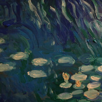 Malarstwo zatytułowany „"waterlelies" gesch…” autorstwa Edwin Boeckxstaens (Origineel), Oryginalna praca, Akryl