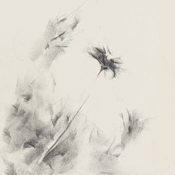 제목이 "Jolie fleur"인 그림 Etienne Eczet로, 원작, 흑연